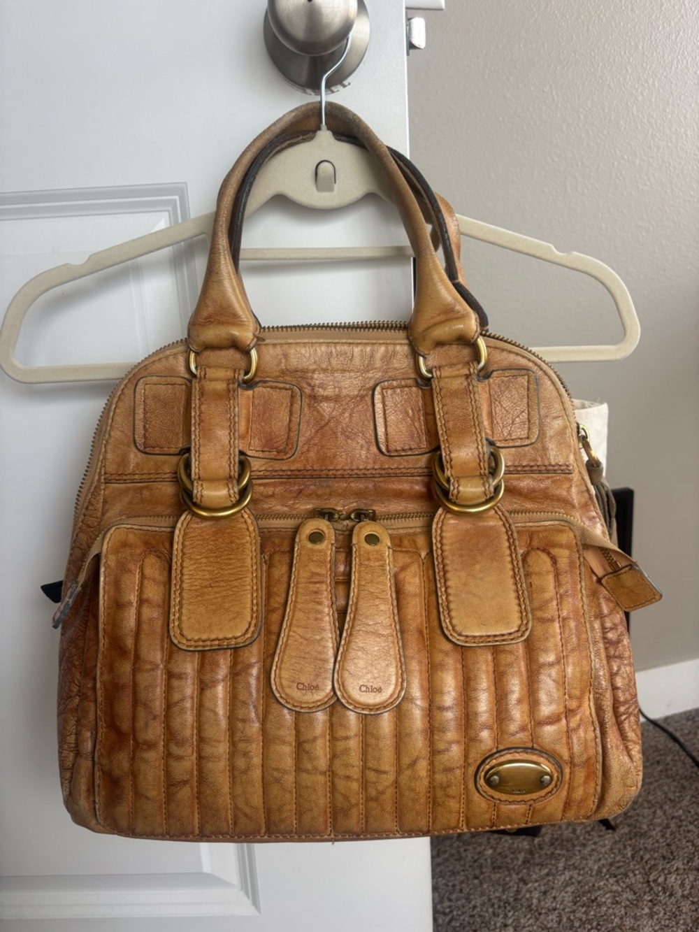 Vintage Chloé Bay Leather Handbag